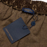 Flat lay presentation of Louis Vuitton cotton t-shirt with label-forward styling