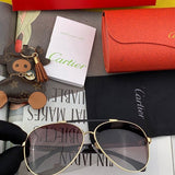Lifestyle view of Cartier unisex sunglasses