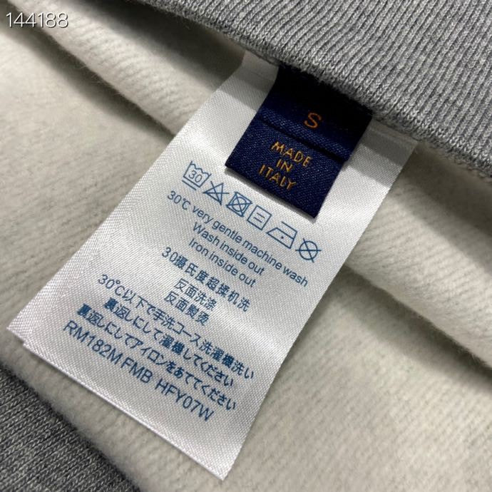 Back view of Louis Vuitton luxury clothing with everyday silhouette
