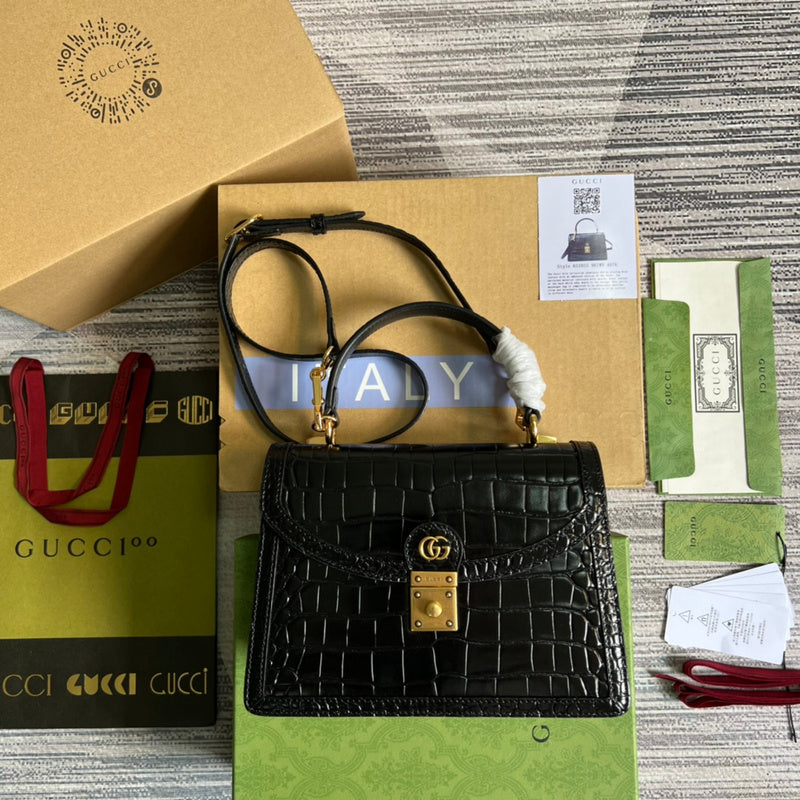 Front view of classic chic women's handbag – women's luxury handbag