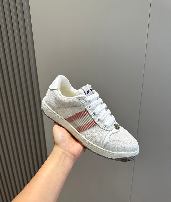Gucci fresh white-and-black luxury sneakers view 8 minimalist modern build