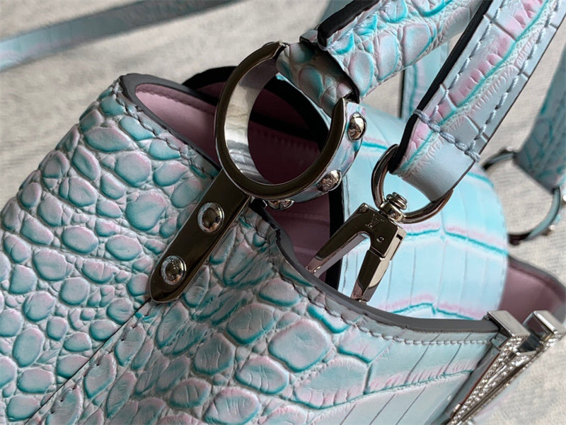  chic satchel detail view showing craftsmanship