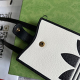 Side profile of signature classic women's handbag – women's luxury handbag