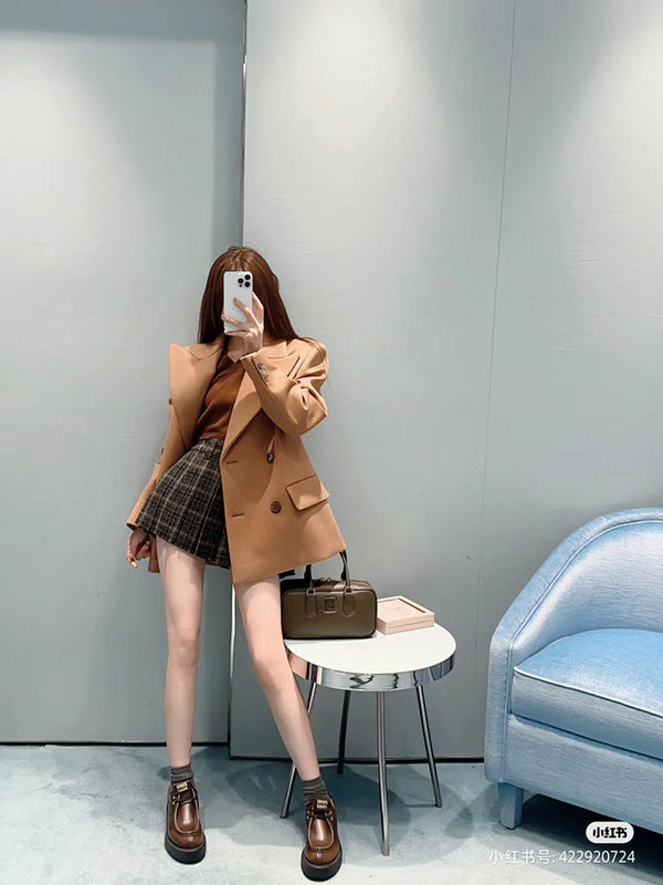 Miu Miu luxury shoes detail shot