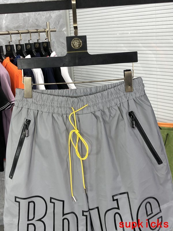 Full styled look of Rhude luxury clothing with runway-inspired design