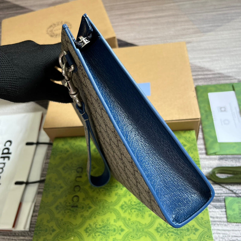 Side profile of statement classic women's handbag – women's premium purse