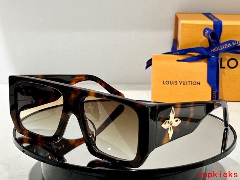 Front view of Louis Vuitton unisex sunglasses