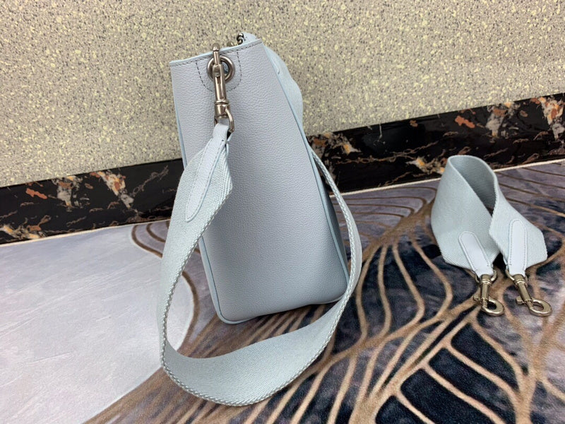 Interior view of structured polished women's handbag – women's everyday handbag