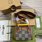 Front view of refined modern women's handbag – women's luxury handbag