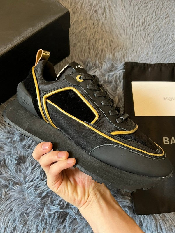 Gucci sneakers detailed view showing premium designer craftsmanship