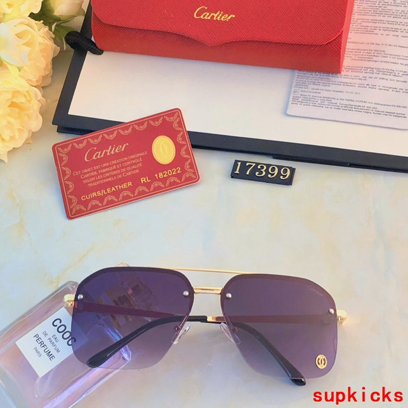 Lifestyle view of Cartier unisex sunglasses