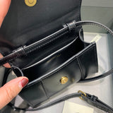 Bold Faux Leather Handbag - Sleek Minimalist Lines | Women's Fashion Handbag #619 - styled full view (image 7) of designer-inspired handbag