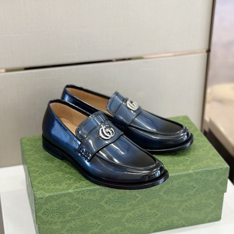 Gucci tonal black luxury sneakers view 8 bold athletic profile