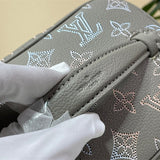  crossbody bag close-up of hardware and finish