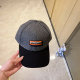 Side view of Burberry unisex cap