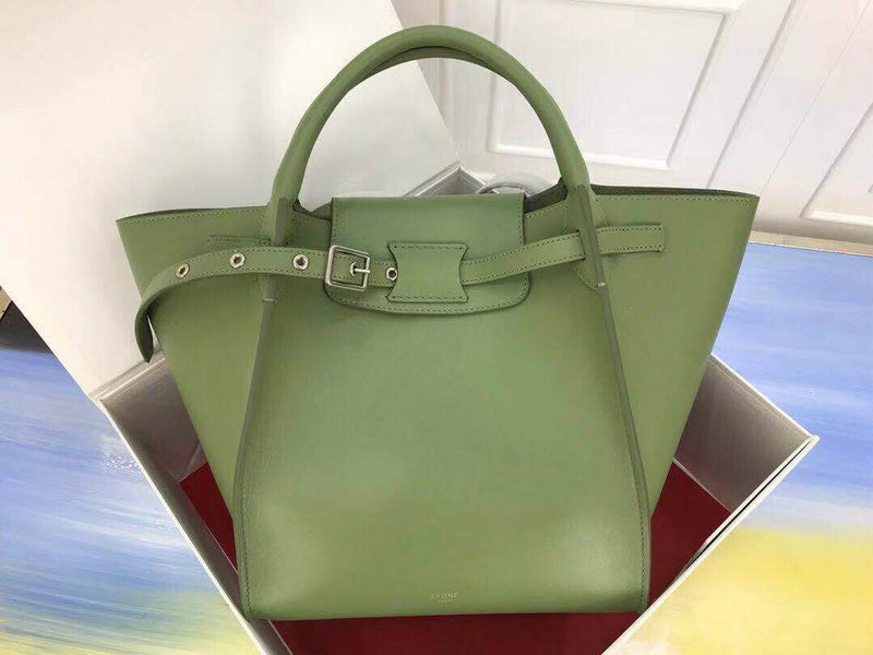 Side profile of refined modern women's handbag – women's statement bag