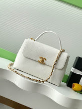 New Premium Leather Top Handle Satchel - Elegant Women's Designer Bag - NM6042
