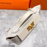 Poised bag shown from front angle