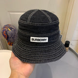 Angled view of Burberry unisex cap