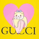Flat lay presentation of Gucci luxury clothing with contemporary cut