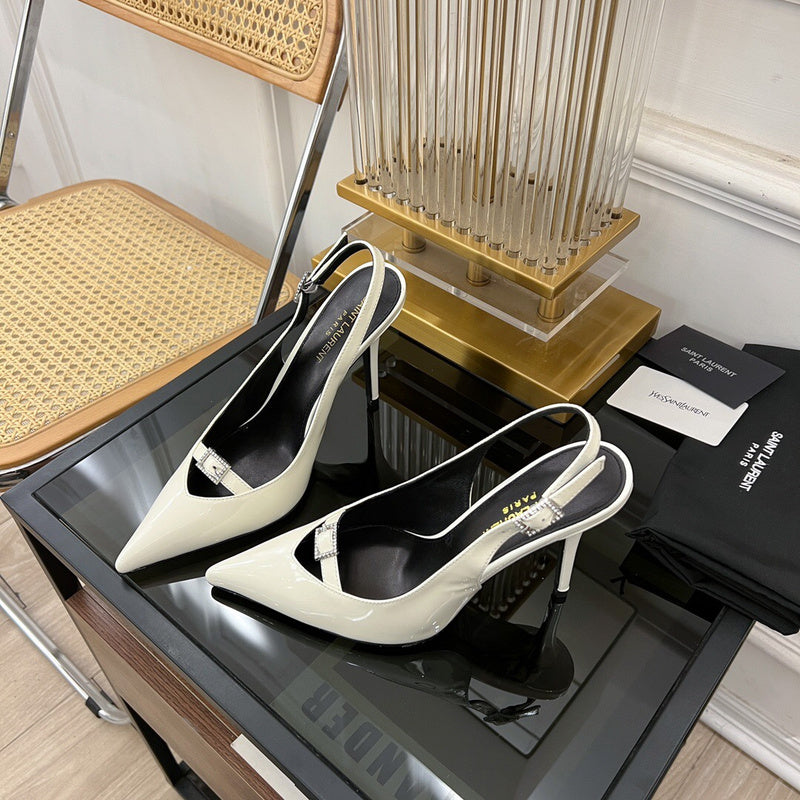 Saint Laurent shoes front view designer style