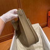 Side view of smart structured handbag