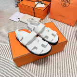 Hermes sandals Style 213 - texture and material detail