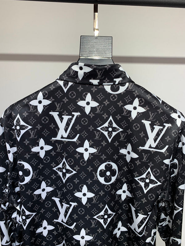 Flat lay presentation of Louis Vuitton cotton t-shirt with tailored silhouette