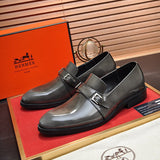 Hermès Red Chunky Platform Sneakers - Heel Detail View