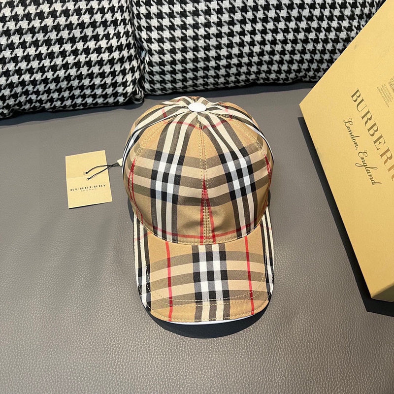Front view of Burberry unisex cap