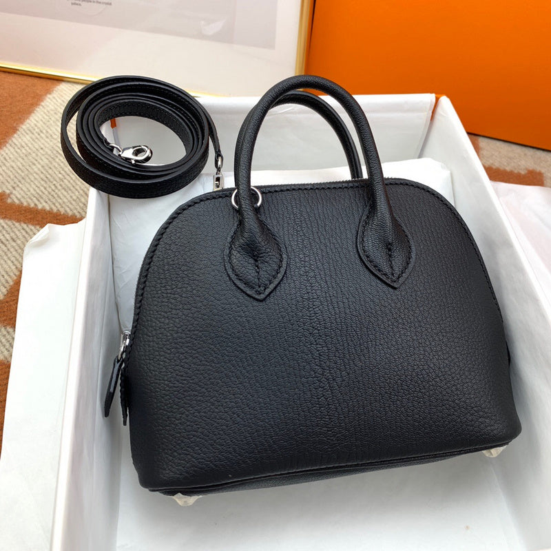 Close-up detail of sophisticated bag design