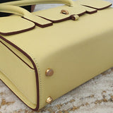 Sculpted bag shown from front angle