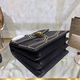 Structured Vegan Leather Handbag - Understated Luxury Look | Women's Fashion Handbag #1790 - styled full view (image 7) of designer-inspired handbag