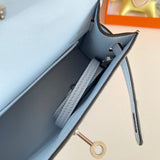 Considered bag shown from front angle