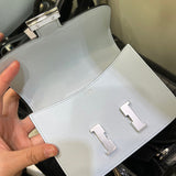 Fluid handbag styled for everyday wear