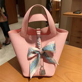 Close-up detail of elegant bag design