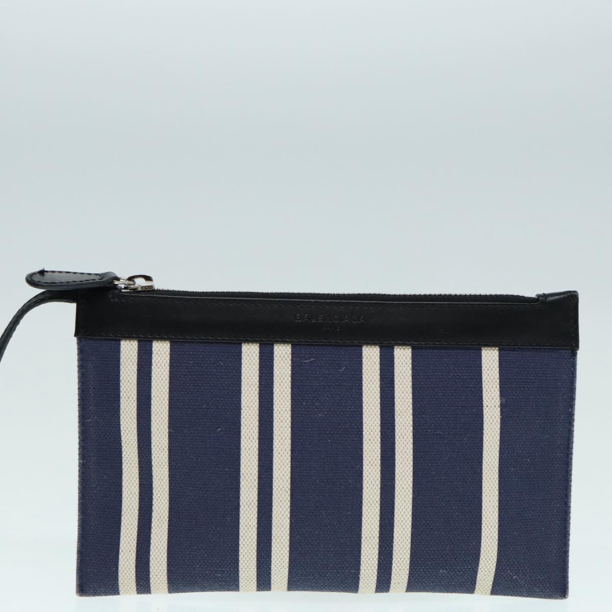 Balenciaga Navy Cabas Handbag | Luxury Canvas Tote Bag