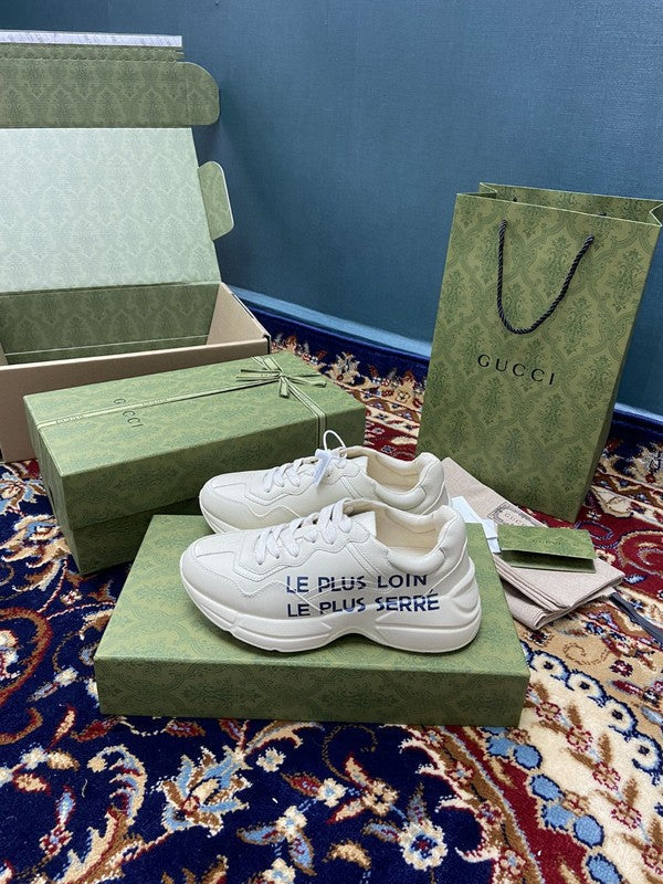 Gucci bold contrast luxury sneakers view 8 streetwear statement look