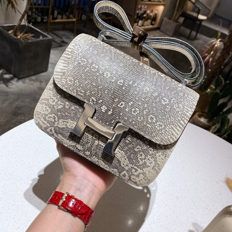 Statement bag shown from front angle