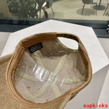 Close-up detail view of Louis Vuitton unisex cap
