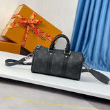 Front view of elevated modern women's handbag – women's designer-style accessory