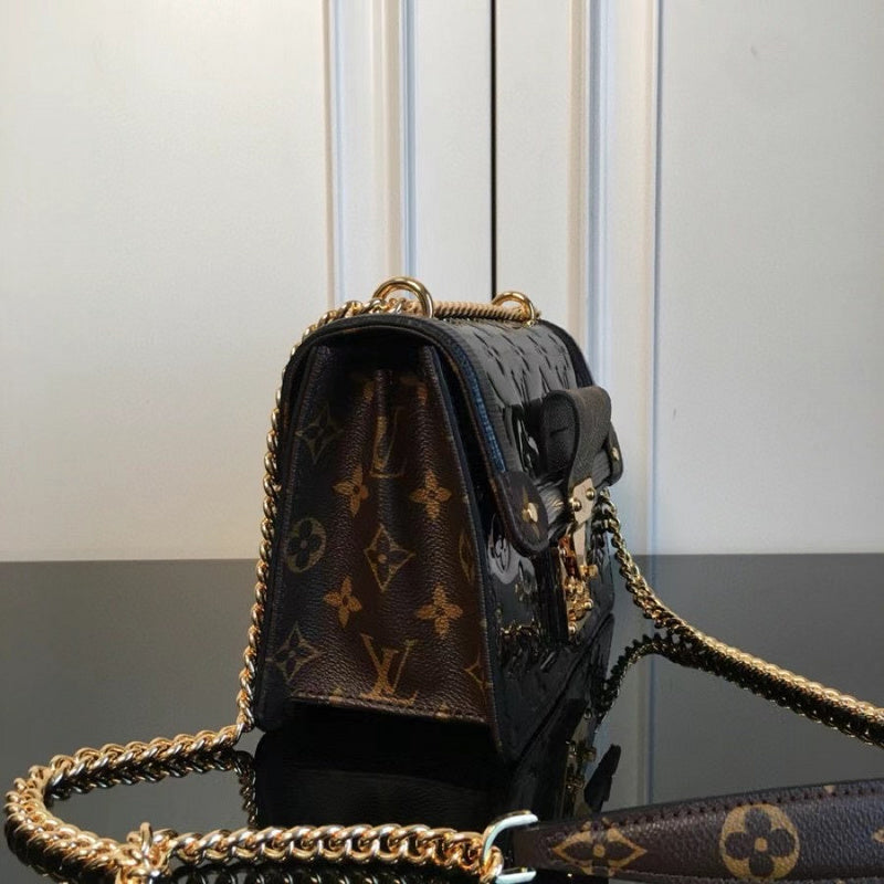 Interior view of elevated refined women's handbag – women's luxury accessory