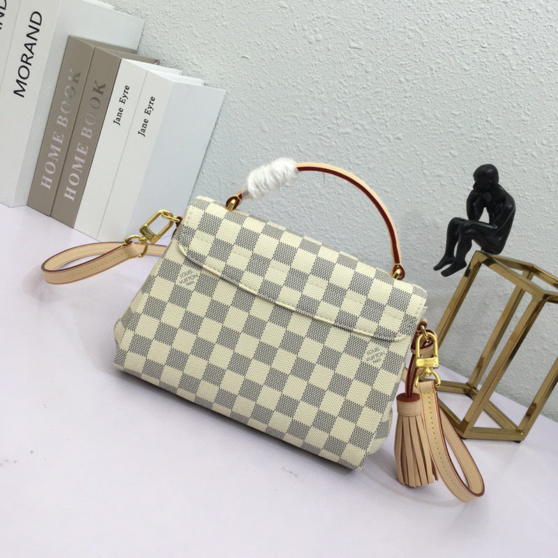 Interior view of elevated modern women's handbag – women's luxury accessory