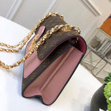 Front view of premium polished women's handbag – women's luxury handbag