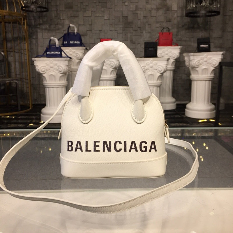 Contemporary Vegan Leather Handbag - Modern Structured Build | Women's Premium Handbag #889 - back view (image 4) of designer-inspired handbag