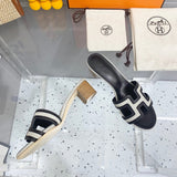 Hermès Chocolate Brown Pointed-Toe Stiletto Heels - Toe Detail View