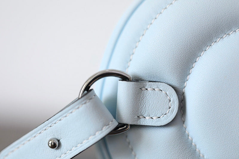 Poised bag shown from front angle