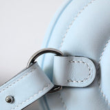 Poised bag shown from front angle