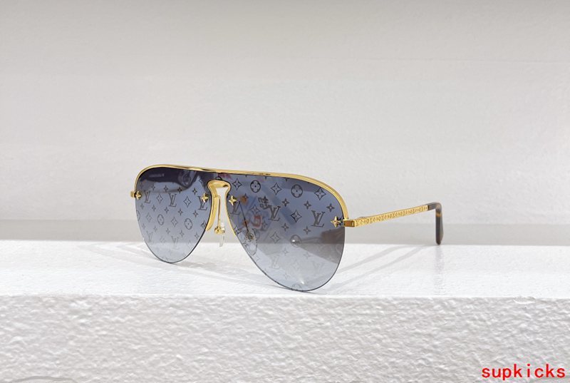 Angled view of Louis Vuitton unisex sunglasses