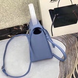 Interior view of modern structured women's handbag – women's designer-style accessory